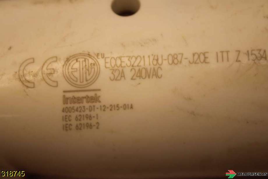 Batterilader kabel til Mitsubishi Outlander 2015-->> (Type III, Fase 2)  (MITSUBISHI|)
