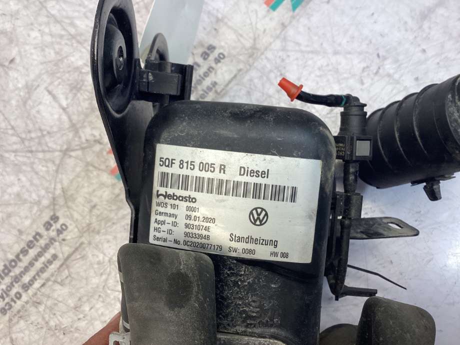 Dieselvarmer til VW Tiguan 2016-2020 (Type II, Fase 1)  (VOLKSWAGEN|5Q0 898 008 J|)