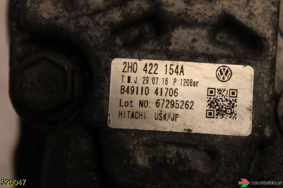 Servo pumpe mekanisk til VW Transporter / Caravelle 2009-2015 (Fase 2) (T5) (T5) (VOLKSWAGEN|2H0 422 154 A|)