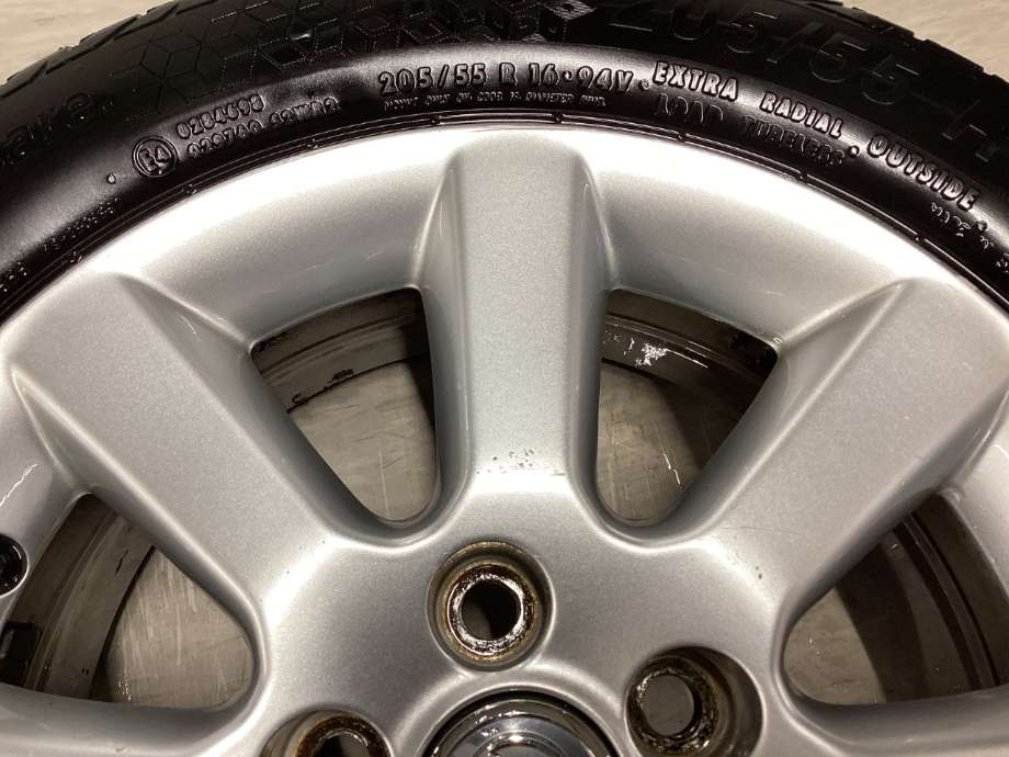 Hjulsett aluminium sommer til Toyota Avensis 2003-2008 (Type II) (42611-05230|205/55-16 94V XL|UKE 05 ÅR 19)
