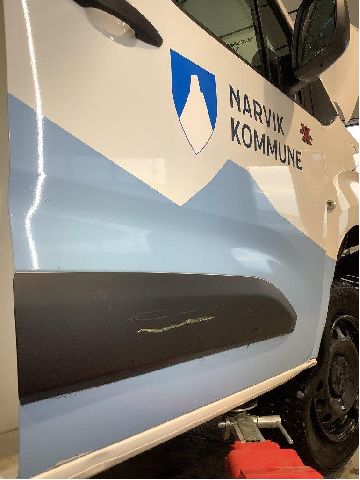 Dør høyre 2dørs til Peugeot Partner 2019-->> (Type III)  (PEUGEOT|98 229 142 80|)