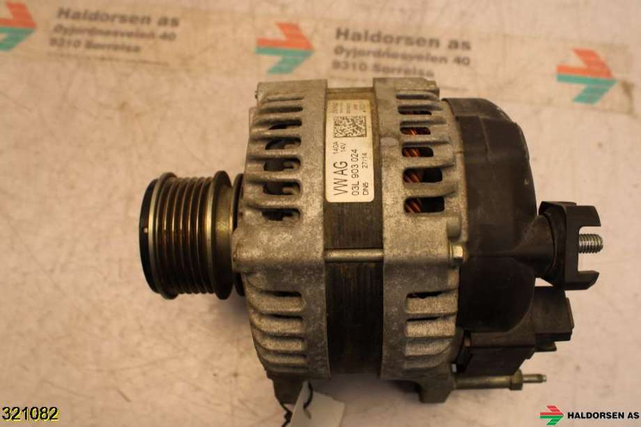 Dynamo til VW Tiguan 2011-2016 (Type I, Fase 2)  (VOLKSWAGEN|03L 903 024 DENSO|MS104211|)