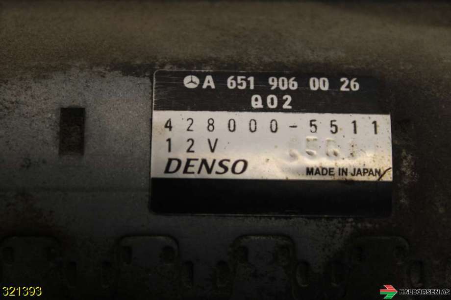 Starter diesel til Mercedes Sprinter 2013-2018 (Fase 2) (906) (906) (MERCEDES|A 006 151 45 01|)