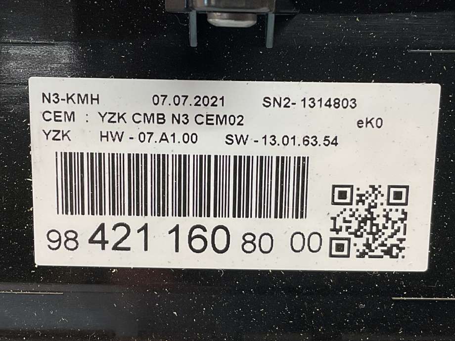 Instrumentpanel til Toyota Proace City 2020-->> (TOYOTA PROACE ELECTRIC|SU001B2692|)
