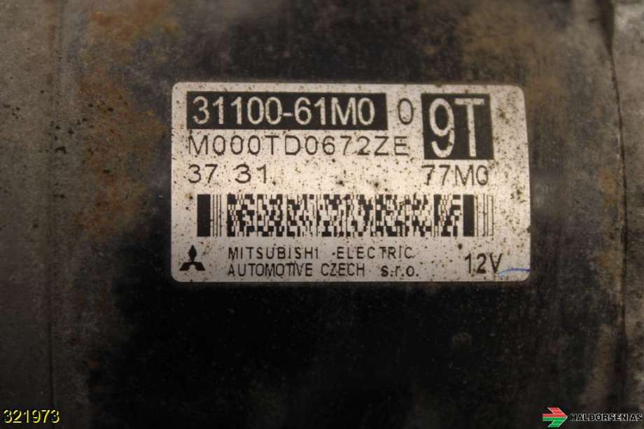 Starter til Suzuki SX4 S-CROSS 2013-->> (Type II)  (SUZUKI|31100-61M00|)
