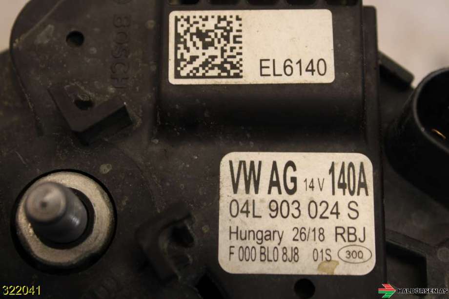 Dynamo til VW Caddy 2015-2020 (Type III, Fase 3)  (VOLKSWAGEN|04L 903 024 SX|04L 903 024 S|)