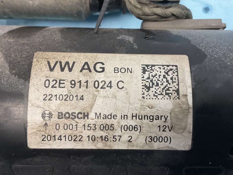 Starter diesel til VW Passat 2011-2015 (B7) (B7) (VOLKSWAGEN|02Z 911 023 R|)