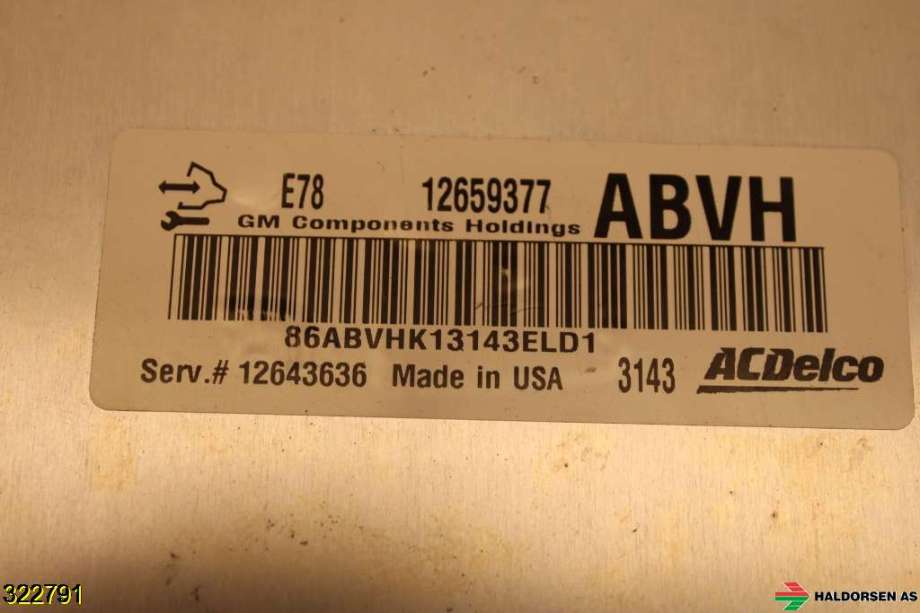 Styreenhet motor til Chevrolet Trax 2013-2014  (CHEVROLET (KR)|)
