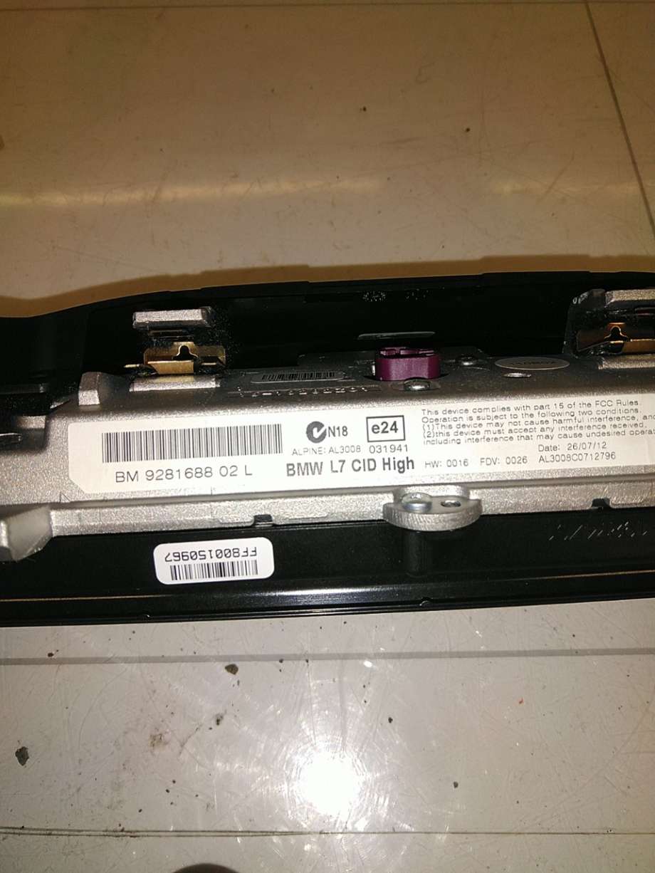 Instrument kjørecomputer til BMW 3-Serie 2012-2018 (F30/F31/F34) (F30/F31/F34) (|151928Z01)