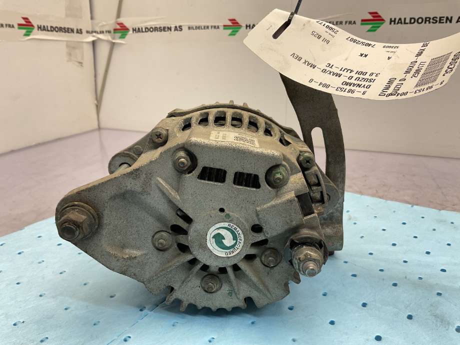 Dynamo til Isuzu D-Max 2012-2017 (Type II, Fase 1)  (ISUZU|8-98153-004-0|)
