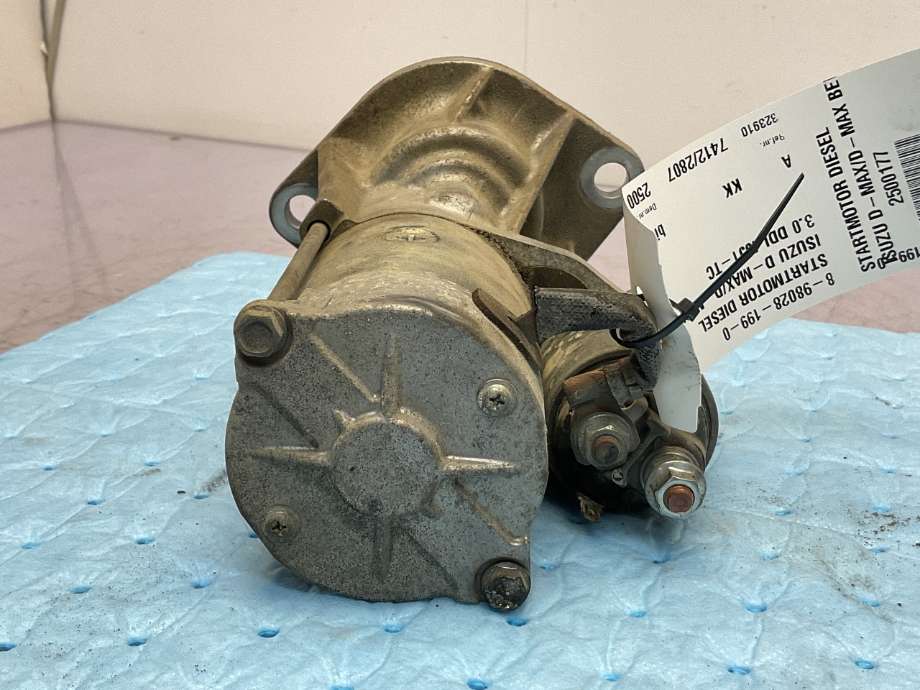 Starter diesel til Isuzu D-Max 2012-2017 (Type II, Fase 1)  (ISUZU|8-98028-199-0|)