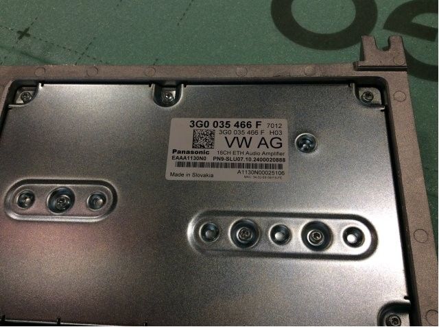 Bilstereo forsterker til VW ID.7 2023-->>  (VOLKSWAGEN|3G0 035 466 F|)