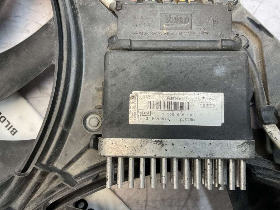 Kjølevifte til Audi A7 2010-2014 (Type I, Fase 1)  (AUDI|8K0 959 455 P|8K0 959 455 Q|)
