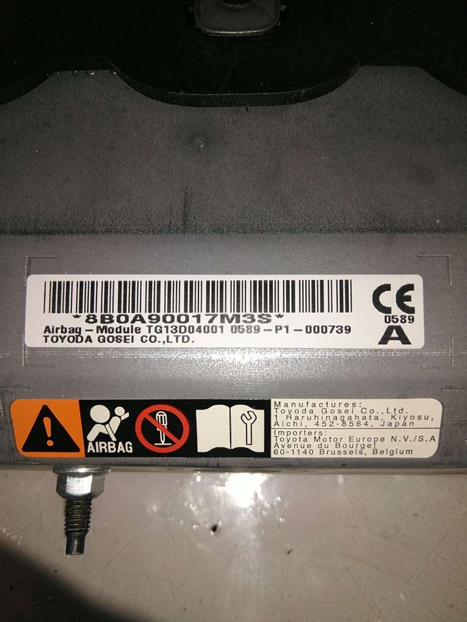 Airbag passasjer til Toyota Prius 2016-2023 (Type IV) (combi) (combi) (TOYOTA|)