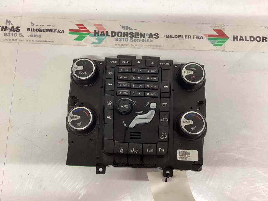 Varmeapparat betjening til Volvo XC70 2014-2016 (Type II, Fase 2)  (VOLVO|31398065|)