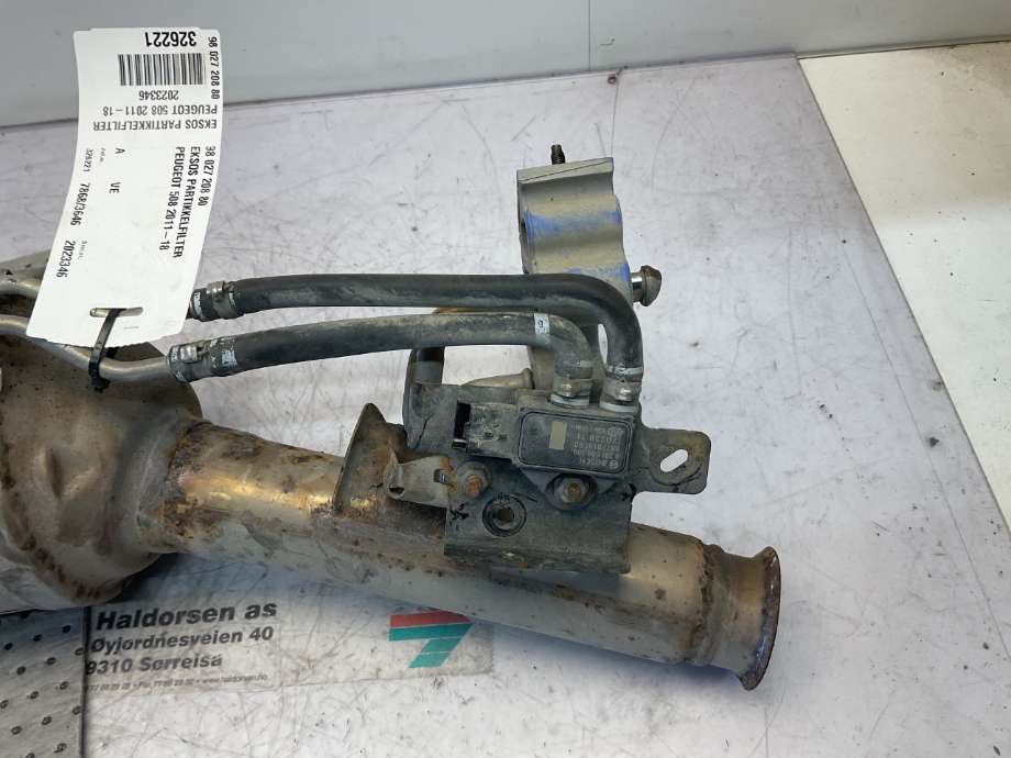 Partikkelfilter til Peugeot 508 2014-2018 (Type I, Fase 2)  (PEUGEOT|98 027 208 80|)