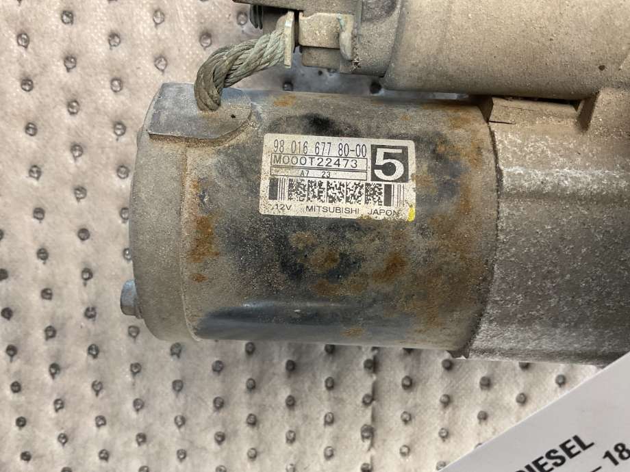 Starter diesel til Peugeot 508 2014-2018 (Type I, Fase 2)  (PEUGEOT|5802 Z8|)