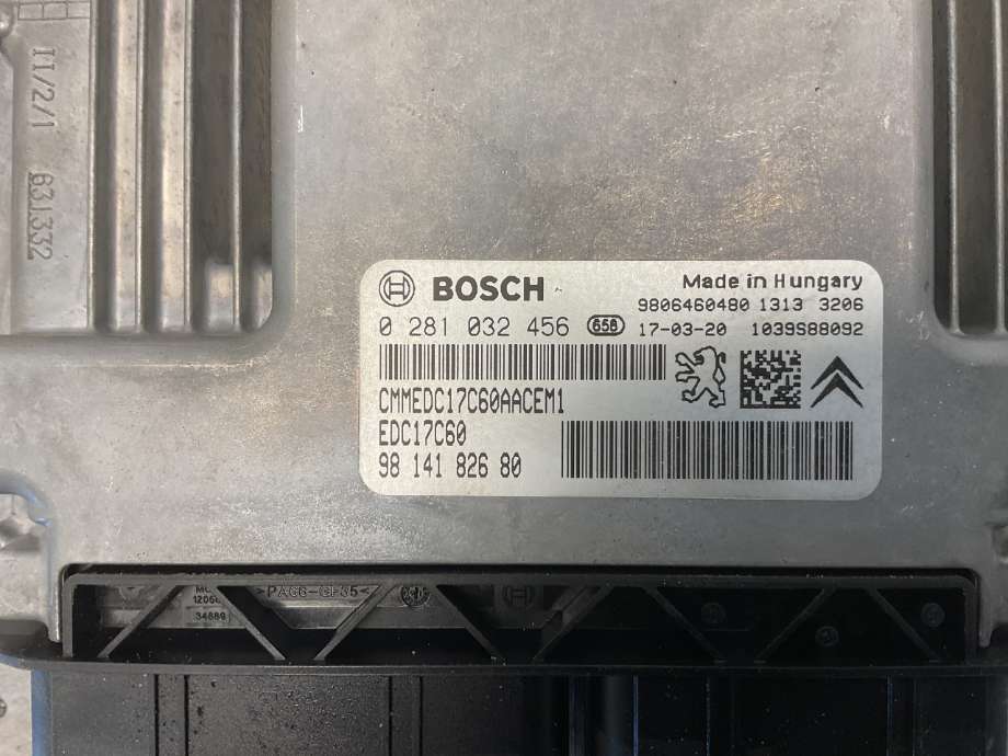 Styreenhet motor til Peugeot 508 2014-2018 (Type I, Fase 2) (PEUGEOT|16 138 237 80|)