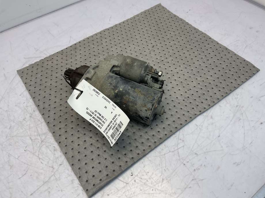 Starter diesel til VW Caddy, 2010-2015 (Type III, Fase 2)  (VOLKSWAGEN|02M 911 024 P)