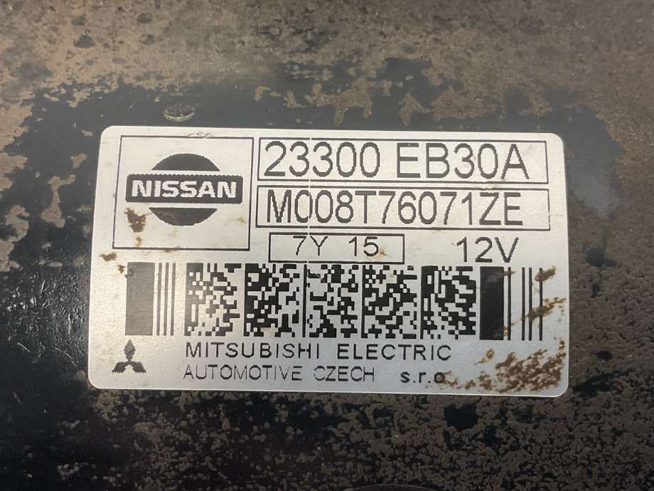 Starter diesel til Nissan Navara 2005-2010 (Fase 1) (D40) (D40) (NISSAN|23300EB30A|)
