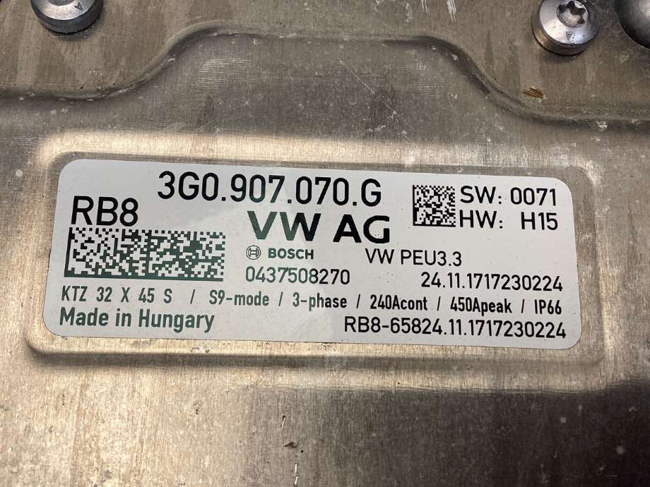 Inverter hybrid til VW Passat 2015-2019 (Fase 1) (B8) (B8) (VOLKSWAGEN|3G0 907 070 G|)