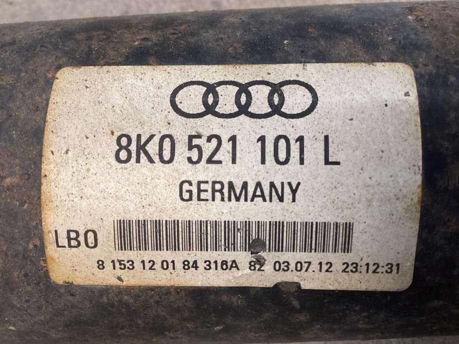 Mellomaksel til Audi A5 2007-2016 (Type I)  (AUDI|8K0 521 101 L|)