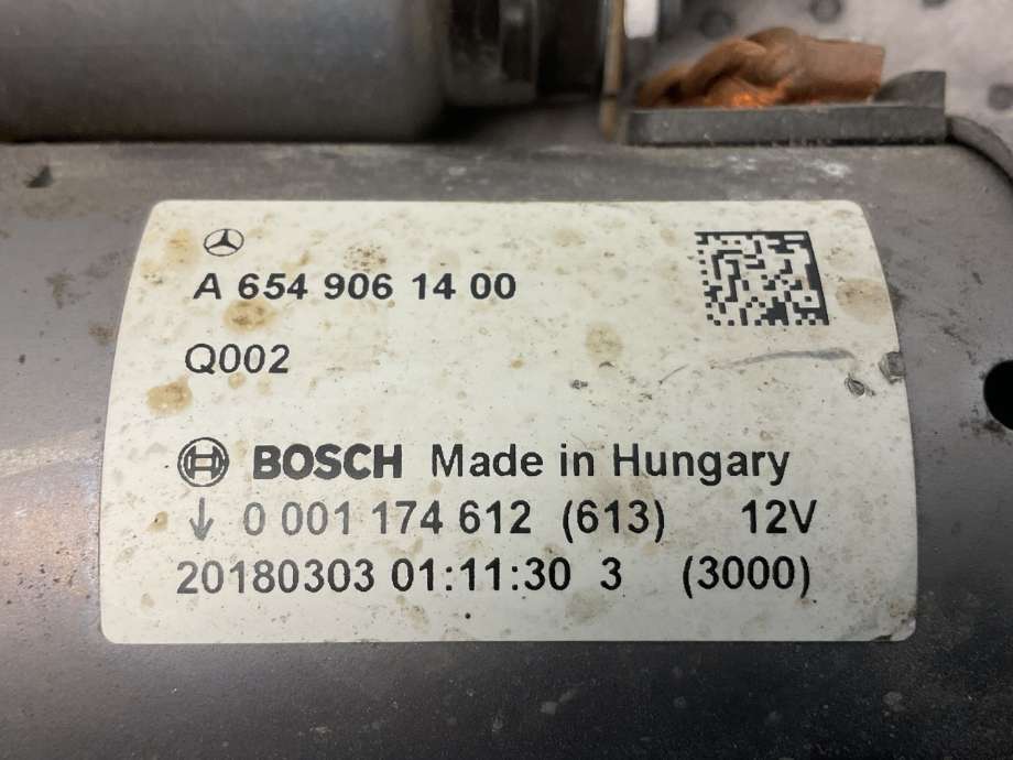 Starter diesel til Mercedes E-Klasse 2016-2023 (W213) (W213) (MERCEDES|A 654 906 14 00|)
