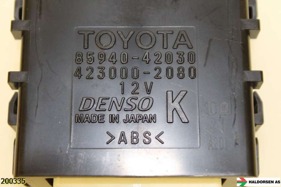 Rele diverse til Toyota RAV4 2013-2015 (Type IV, Fase 1)  (TOYOTA|85940-42030|)