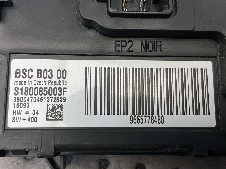 Styreenhet diverse til Peugeot Partner 2015-2019 (Type II, Fase 2)  (PEUGEOT||S180085003F)