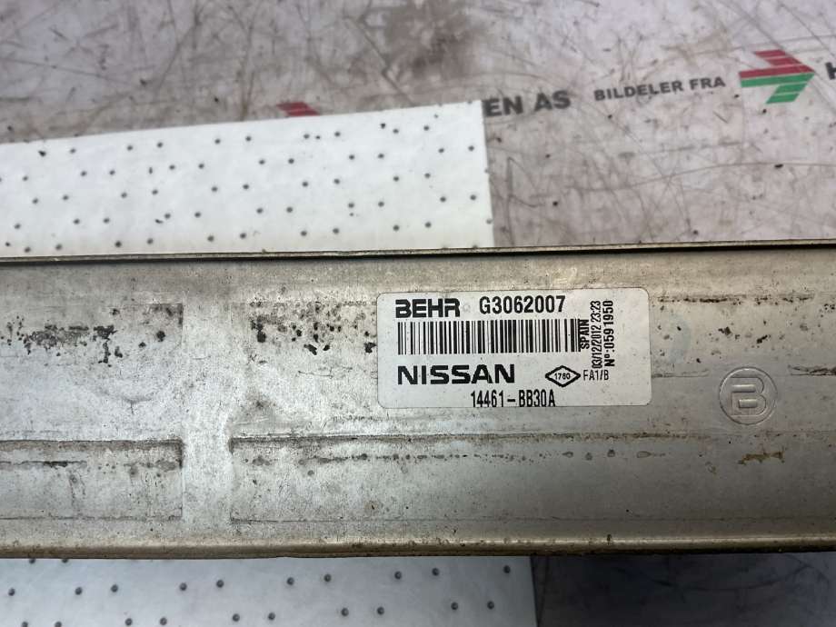 Intercooler til Nissan Qashqai 2010-2014 (Type I, Fase 2) (NISSAN|14461BB30A|)