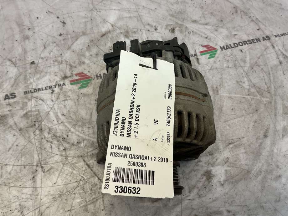 Dynamo til Nissan Qashqai 2010-2014 (Type I, Fase 2)  (NISSAN|23100JD10A|)