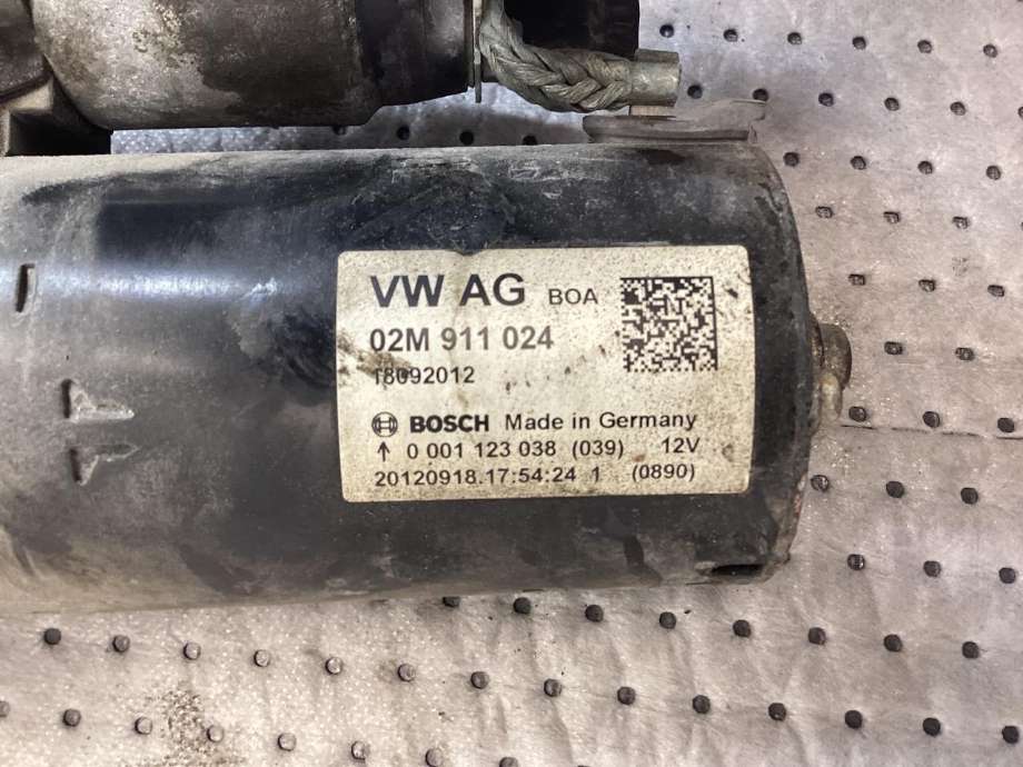 Starter diesel til Škoda Yeti 2009-2013 (Fase 1)  (SKODA|02M 911 024 X|)