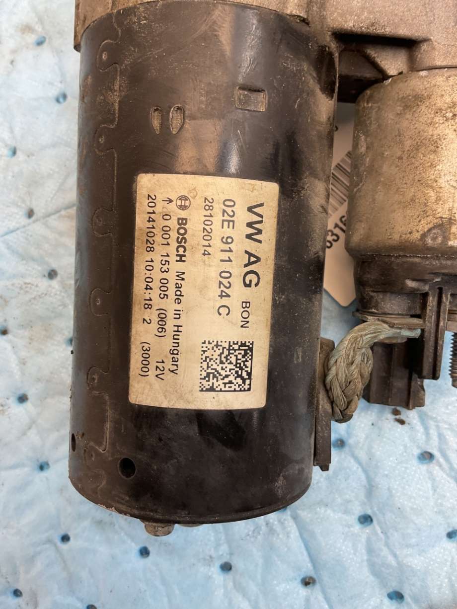 Starter diesel til VW Tiguan 2011-2016 (Type I, Fase 2)  (VOLKSWAGEN|02E 911 024 H|)