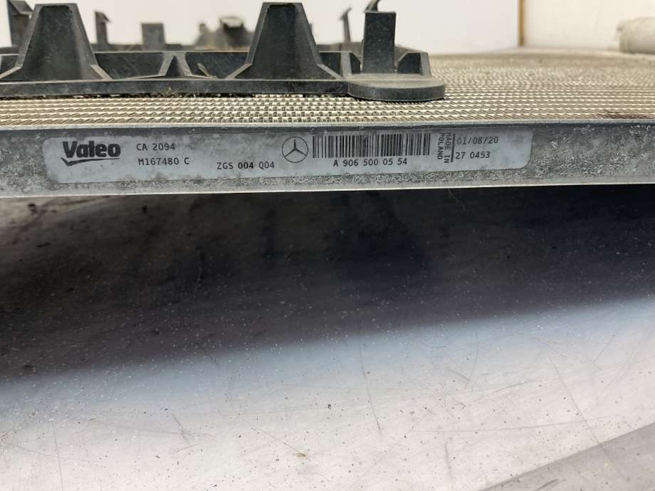 Aircondition radiator til Mercedes Sprinter 2018-->> (907/910) (907/910) (MERCEDES|A 906 500 05 54|)