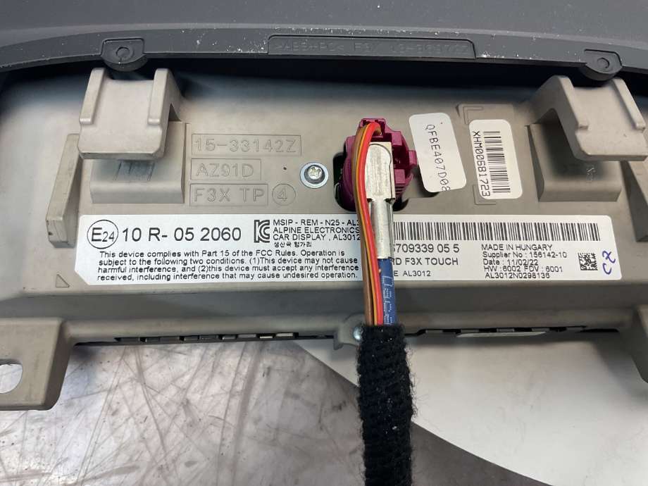 Instrument kjørecomputer til BMW 3-Serie 2012-2018 (F30/F31/F34) (F30/F31/F34) (BMW|65 50 8 709 339|)
