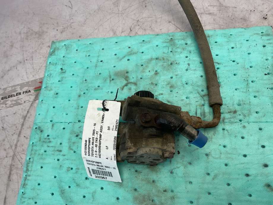 Servo pumpe mekanisk til Toyota Hilux 2006-2011  (TOYOTA|443100K040|)
