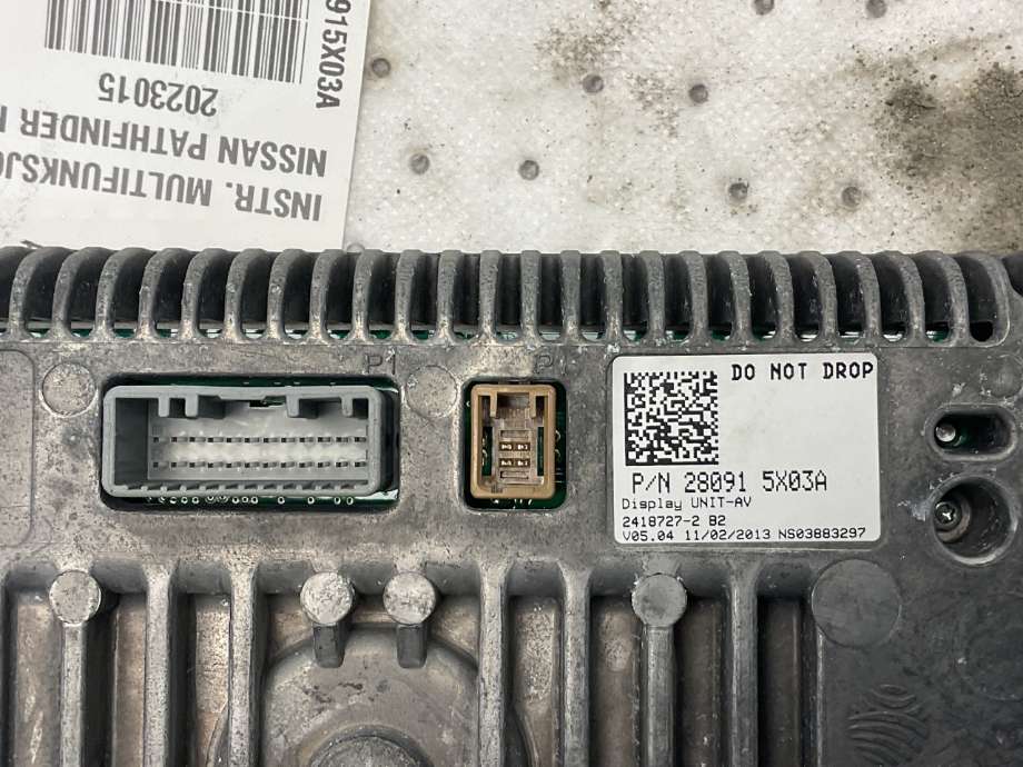 Multimedia display (MCU - Media Controller Unit) til Nissan Pathfinder 2010-2014 (Fase 2) (R51) (R51) (NISSAN|280915X03A|)