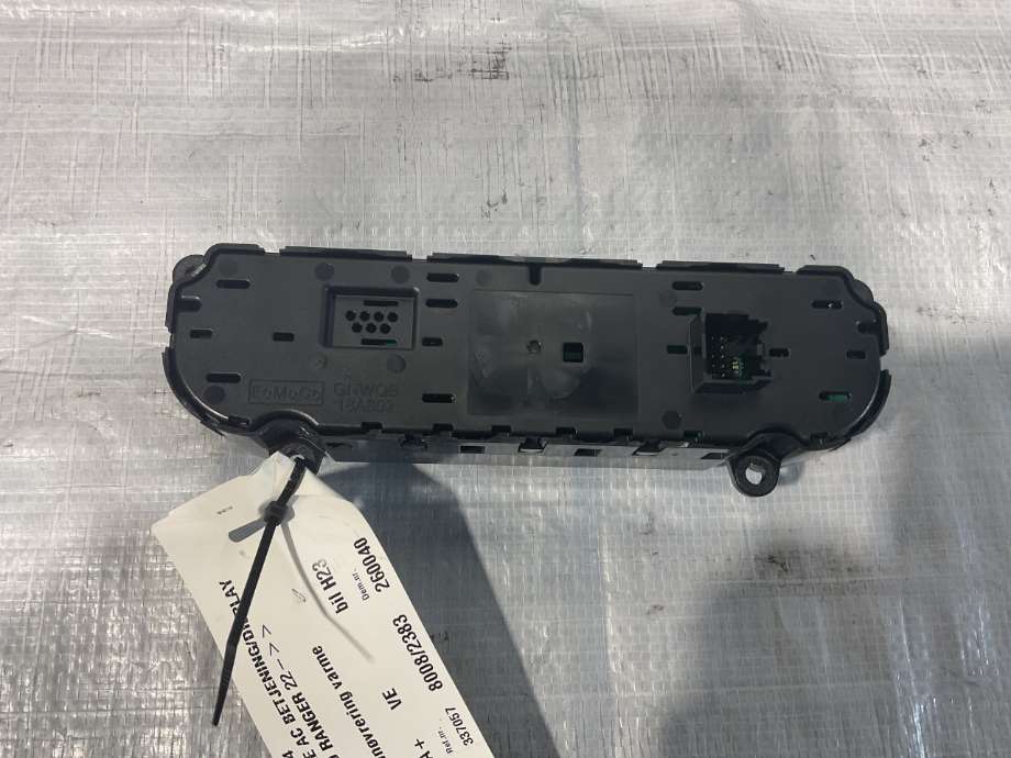 Varmeapparat betjening til Ford Ranger / Ranger Raptor 2022-->>  (FORD RANGER RAPTOR
DOBBELHYTTE|2613474|)