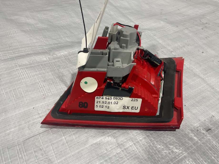 Baklykt venstre indre til Audi A3 2009-2012 (Type II, Fase 2)  (AUDI|8P4 945 093 D|)