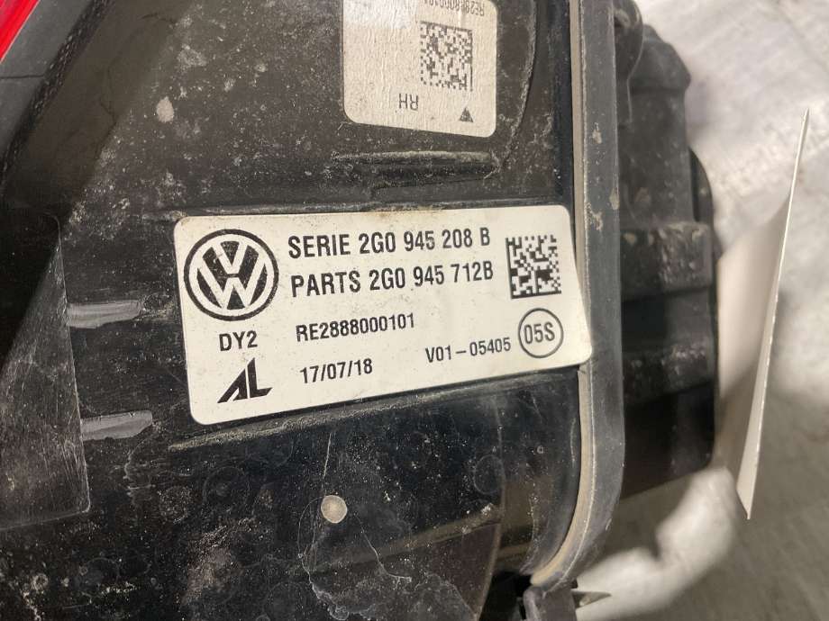 Baklykt høyre til VW Polo 2017-2021 (Type VI, Fase 1)  (VOLKSWAGEN|2G0 945 208 B|)