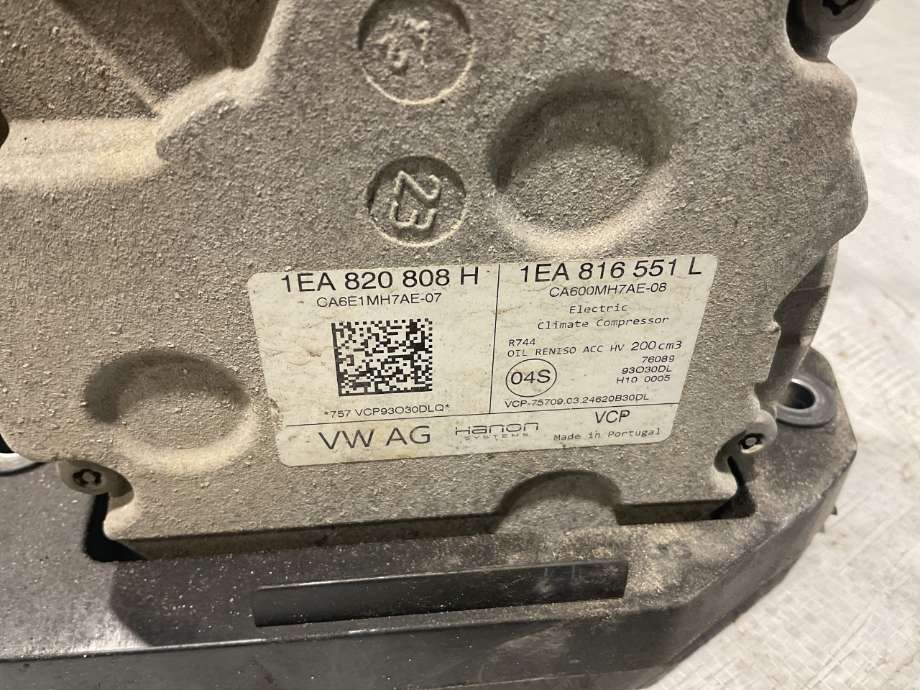 Aircondition kompressor til VW ID.3 2020-->>  (VOLKSWAGEN ID 3 KOMBI 5D FL|1EA 820 808 H|)