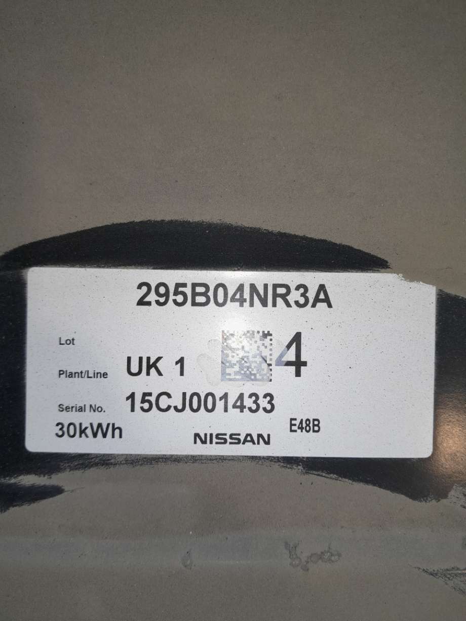 Batteripakke elbil til Nissan Leaf 2011-2017 (Type I)  (NISSAN|295B04NR7B|30KW|PYROSIKRING BYTTE ER)