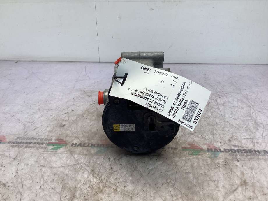 Aircondition kompressor til Toyota Yaris 2020-->> (Type IV)  (TOYOTA|88370K0010|)