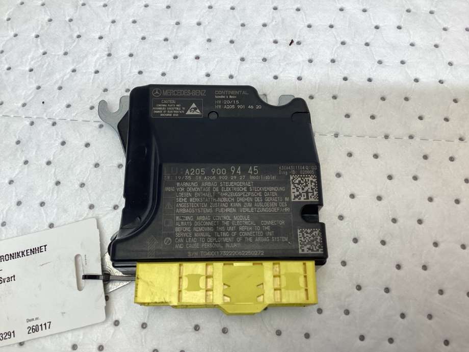 Airbag elektronikk til Mercedes EQC, 2019-->> (MERCEDES|A2059009445)
