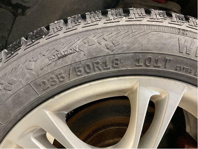 Hjulsett aluminium vinter til BMW 5-Serie 2010-2017 (F10/F11) (F10/F11) (BMW|5X120	 ET30 NAV 72.5|235/50R18 101T|7842650)