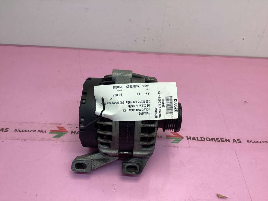 Dynamo til Volvo V70, 2007-2013 (Type III, Fase 1)  (VOLVO|)