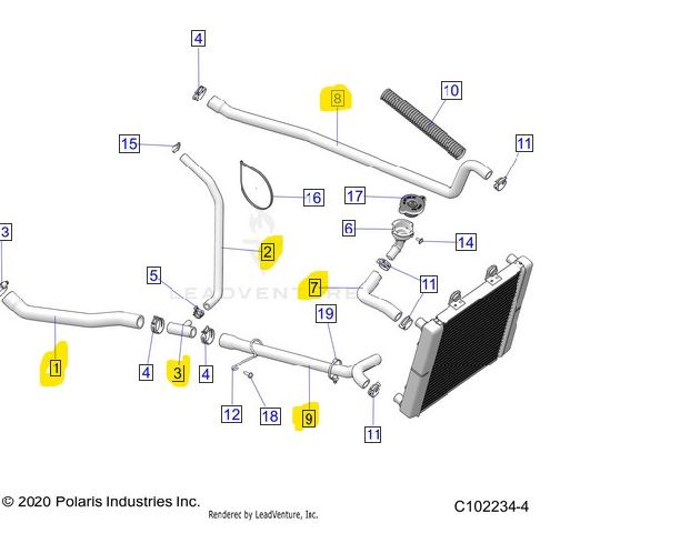 Diverse deler til ATV ATV diverse merker, 0-->>  (POLARIS SPORTSMAN TOURING 570|5415340)