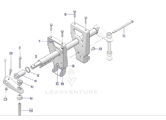 Stabilisatorstag bak til ATV ATV diverse merker, 0-->>  (POLARIS SPORTSMAN TOURING 570|1542848-458)