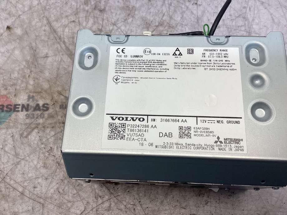 Bilstereo navigasjon til Volvo V90 / V90 CC / S90 2016-->>  (VOLVO|36010560|)