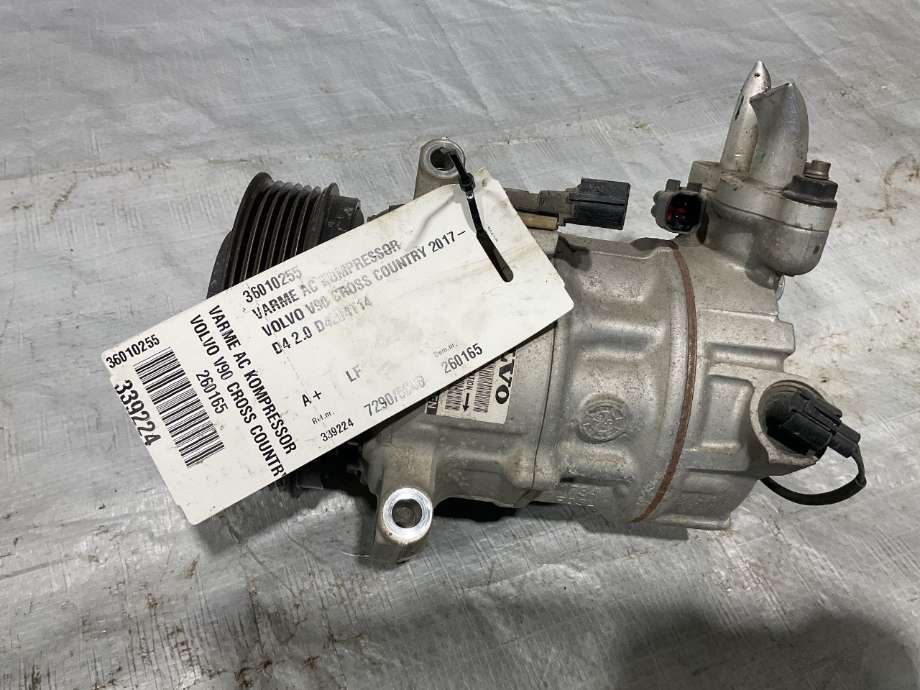 Aircondition kompressor til Volvo V90 / V90 CC / S90, 2016-->>  (VOLVO|36010255)